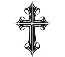 Stencil Schablone Kreuz